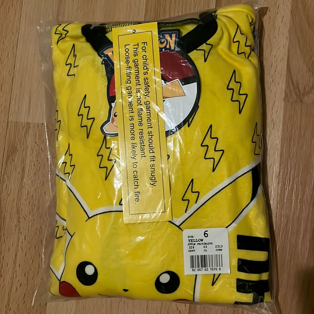 Brand new with tags size 6 boys pikachu pajamas - 2 sets